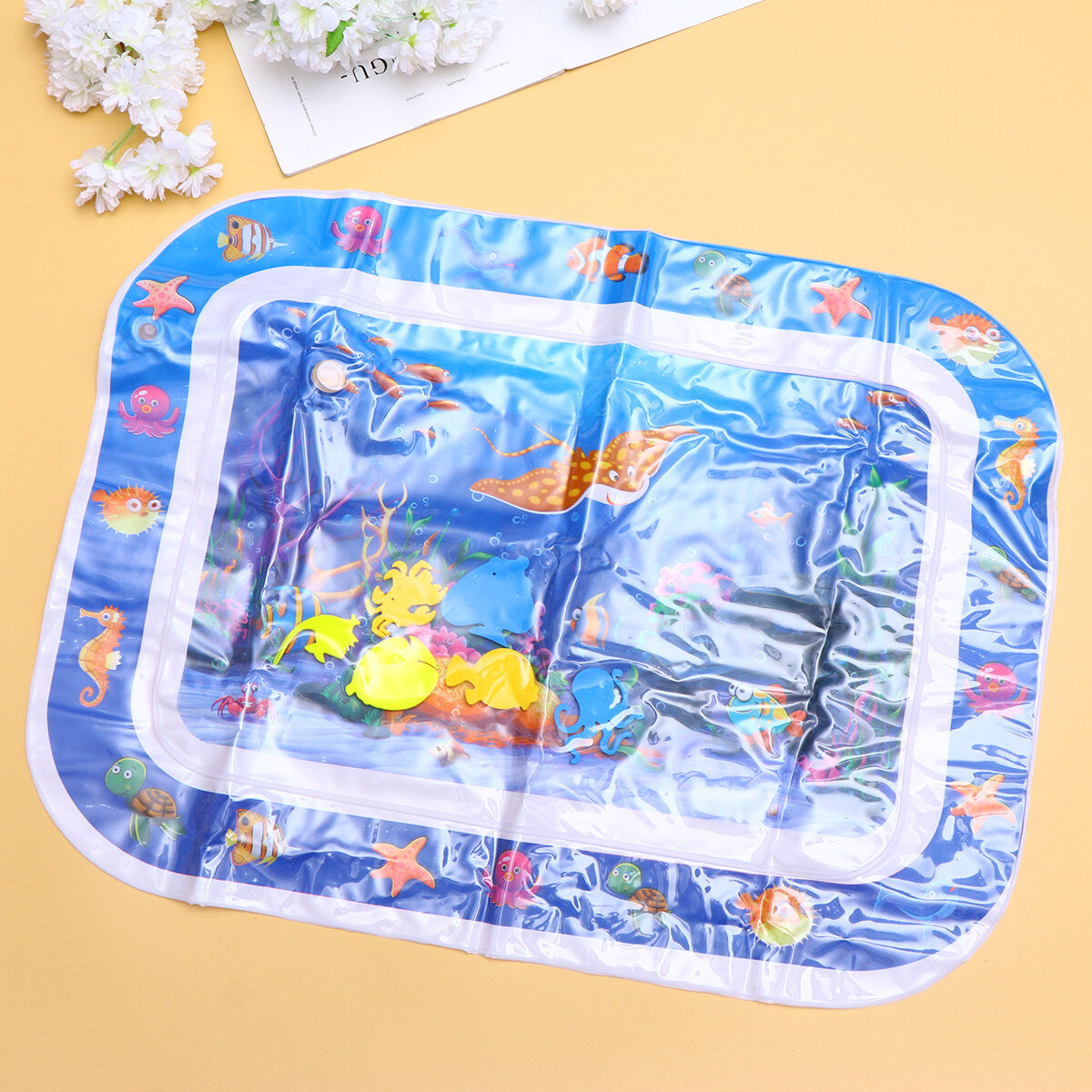 Inflatable Crawling Cushion Water Play Mat (Blue) U37364