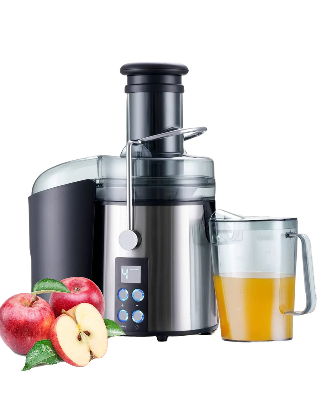3" Feed Chute Centrifugal Juicer with Stainless Steel Filter J8267