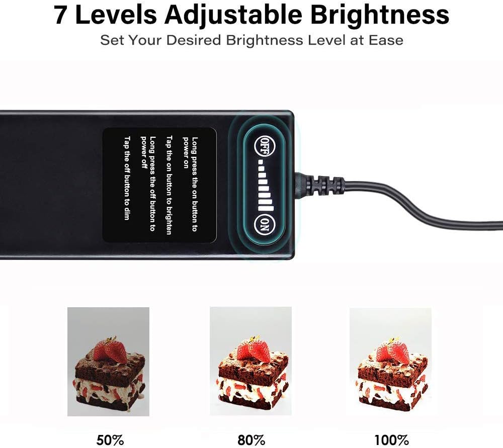 24 x 24 Inch Portable Photo Studio Light Box with LED Lights and 6 Color Backdrops H3594
