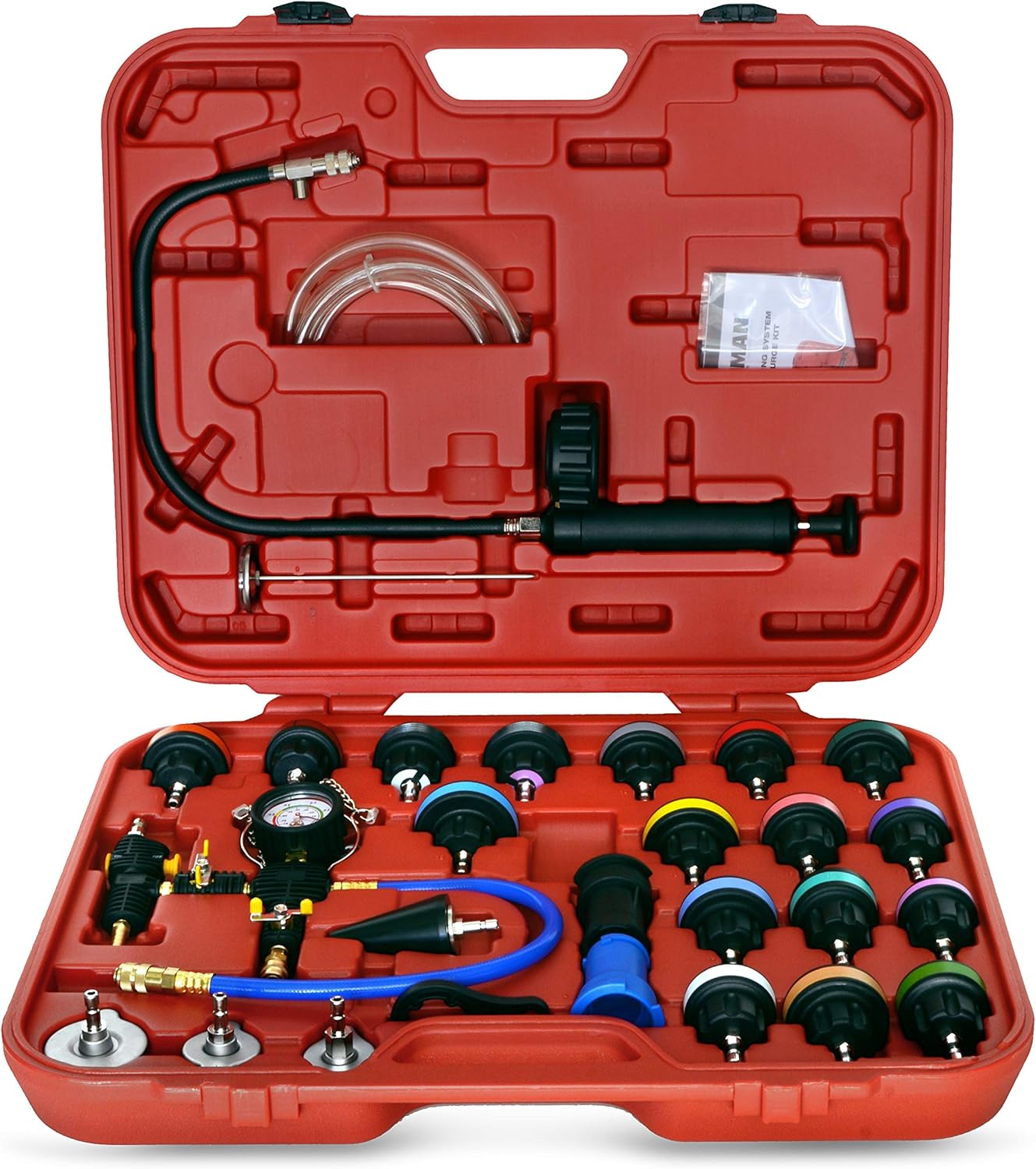 27-Piece Leak and Pressure Test Kit with Storage Case A64493