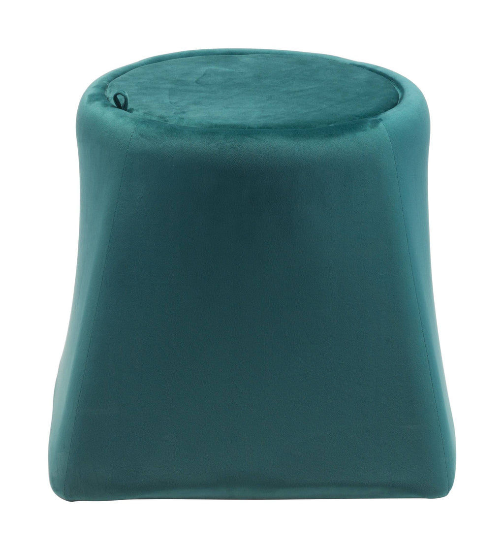 Green Velvet Ottoman C456424