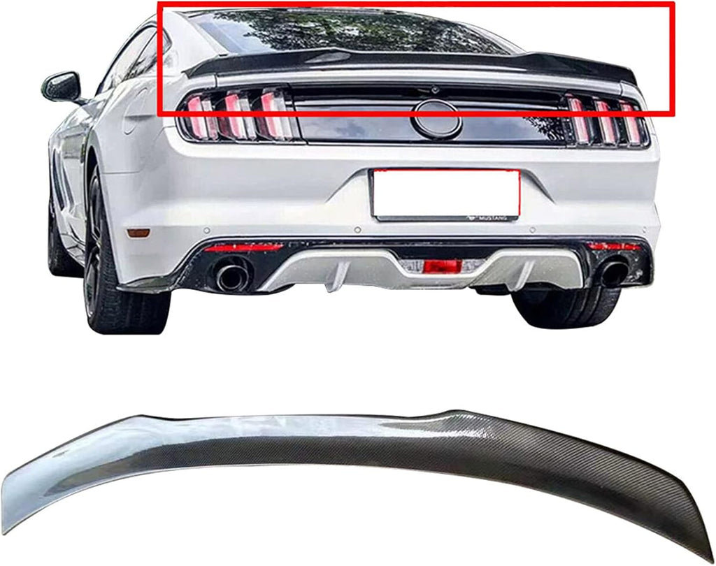 Carbon Fiber Look Rear Trunk Wing Spoiler O61010