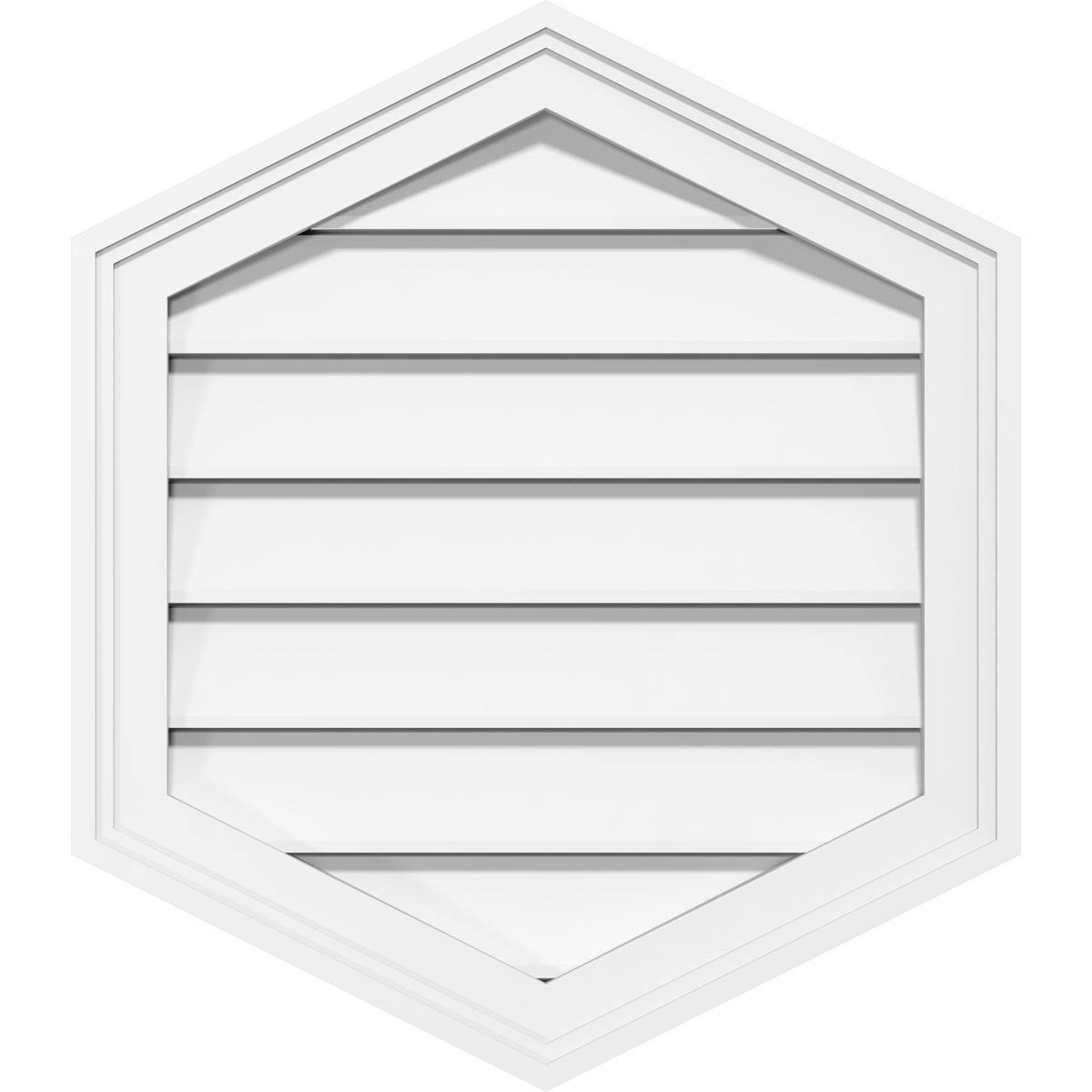 PVC Gable Vent 4/12 Pitch U893