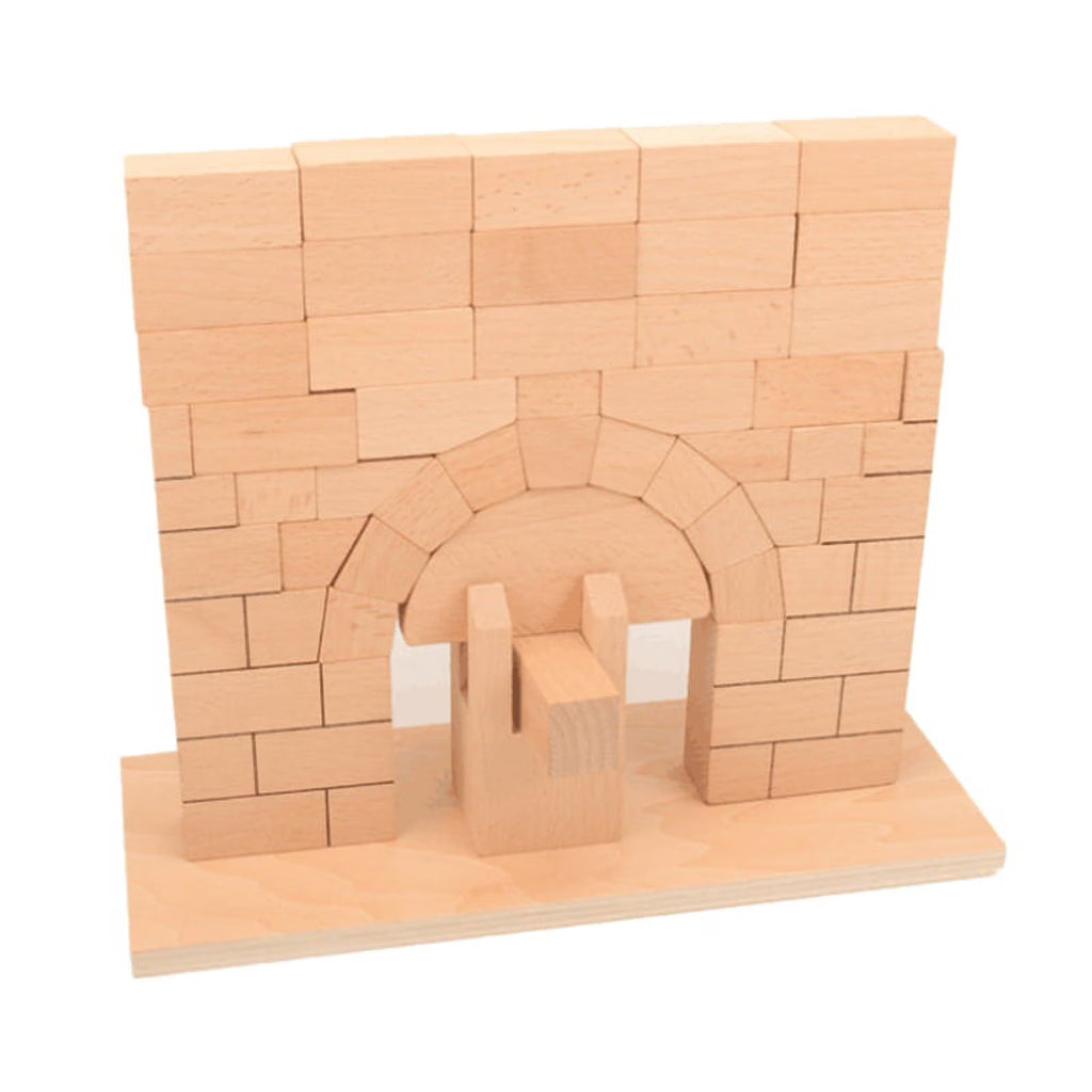 Roman Arch Bridge Stacking Building Block Wooden Stacking Block Game C206776