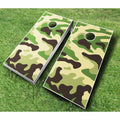 Camo Tournament Cornhole Set Baby Blue Navy Blue H71278