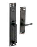 Satin Chrome Single Cylinder Mortise Handleset Trim U495