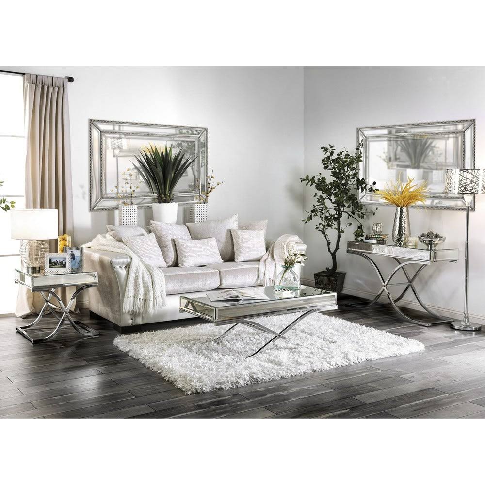 Chrome Metal Sofa Table L151594