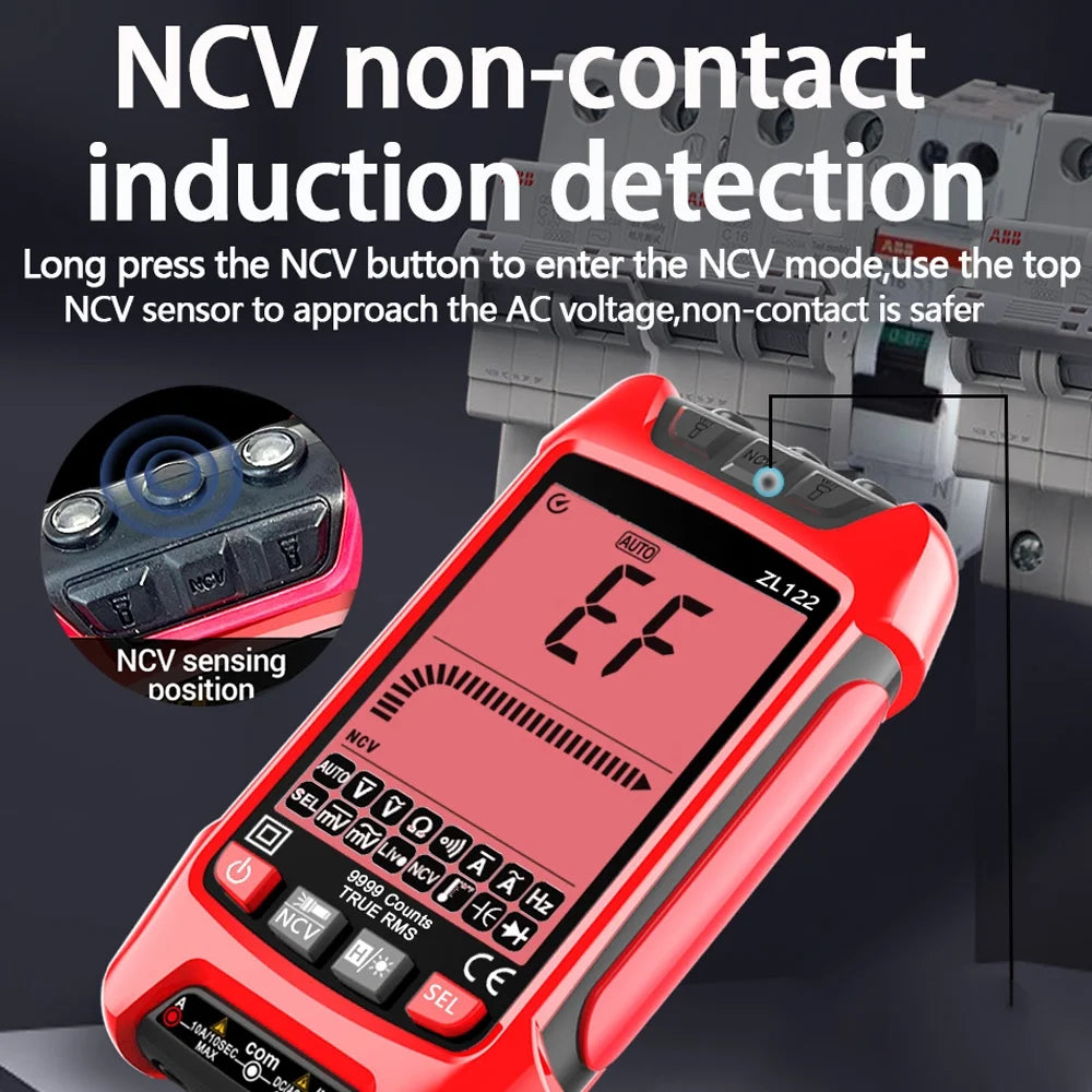 True RMS Digital Multimeter with LCD Backlight Display M786