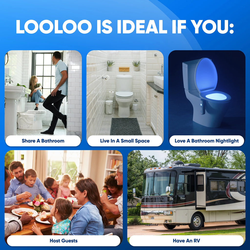 Automatic Touchless Toilet Spray Starter Kit with 1 Fragrance Bottle D4155