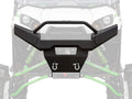 Wrinkle Black Steel Front Bumper with Tow Hooks X2385