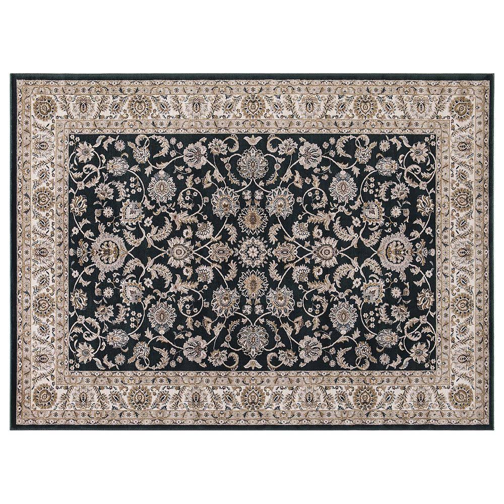 7 ft 10 in x 9 ft 10 in Kashan Bergama Green Rug E104460