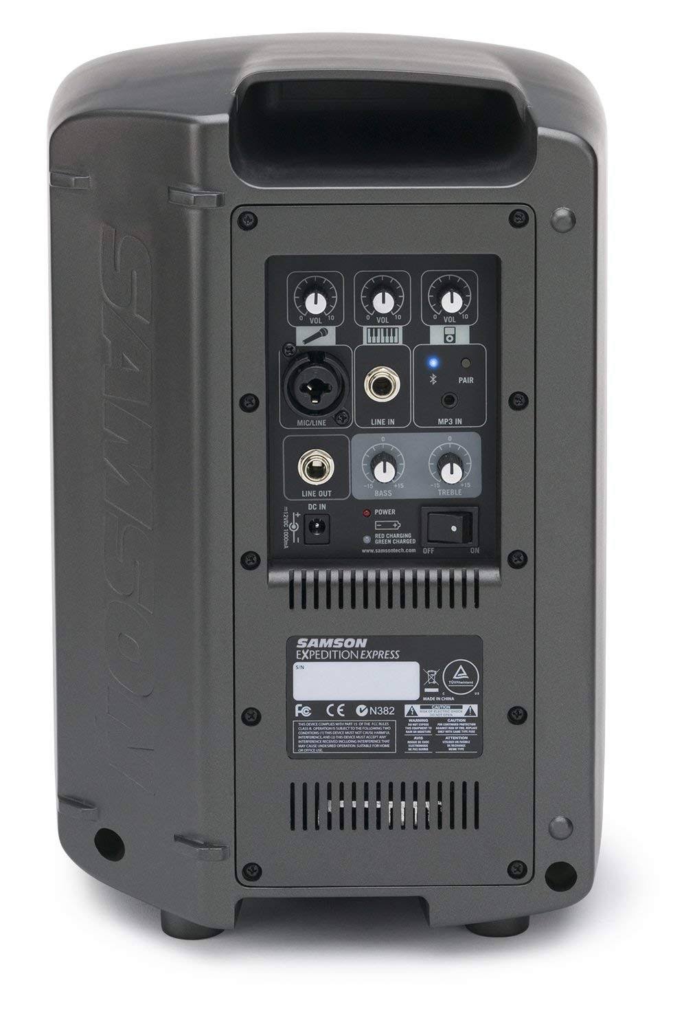 Black Portable PA Speaker System P806978