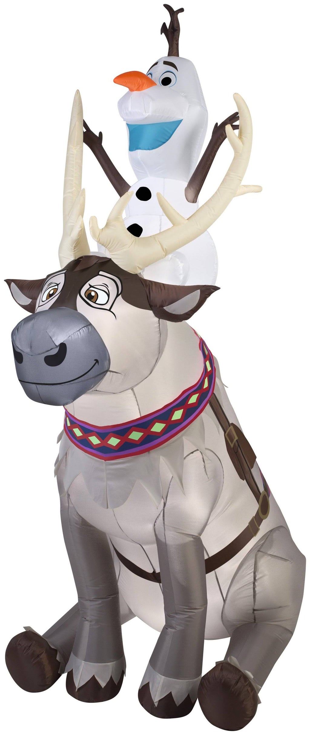 Inflatable Olaf Sitting on Sven U81875