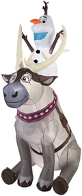 Inflatable Olaf Sitting on Sven U81875