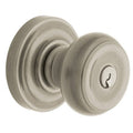 Single Cylinder Keyed Entry Door Knob Set with Satin Nickel X561