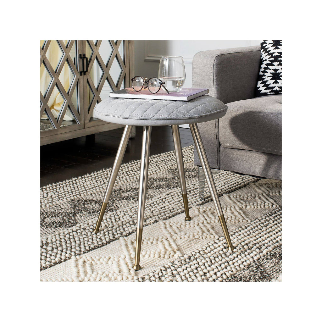 Grey Mid Century Modern Stool P875