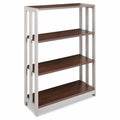 Mocha Three-Shelf Bookcase R614616