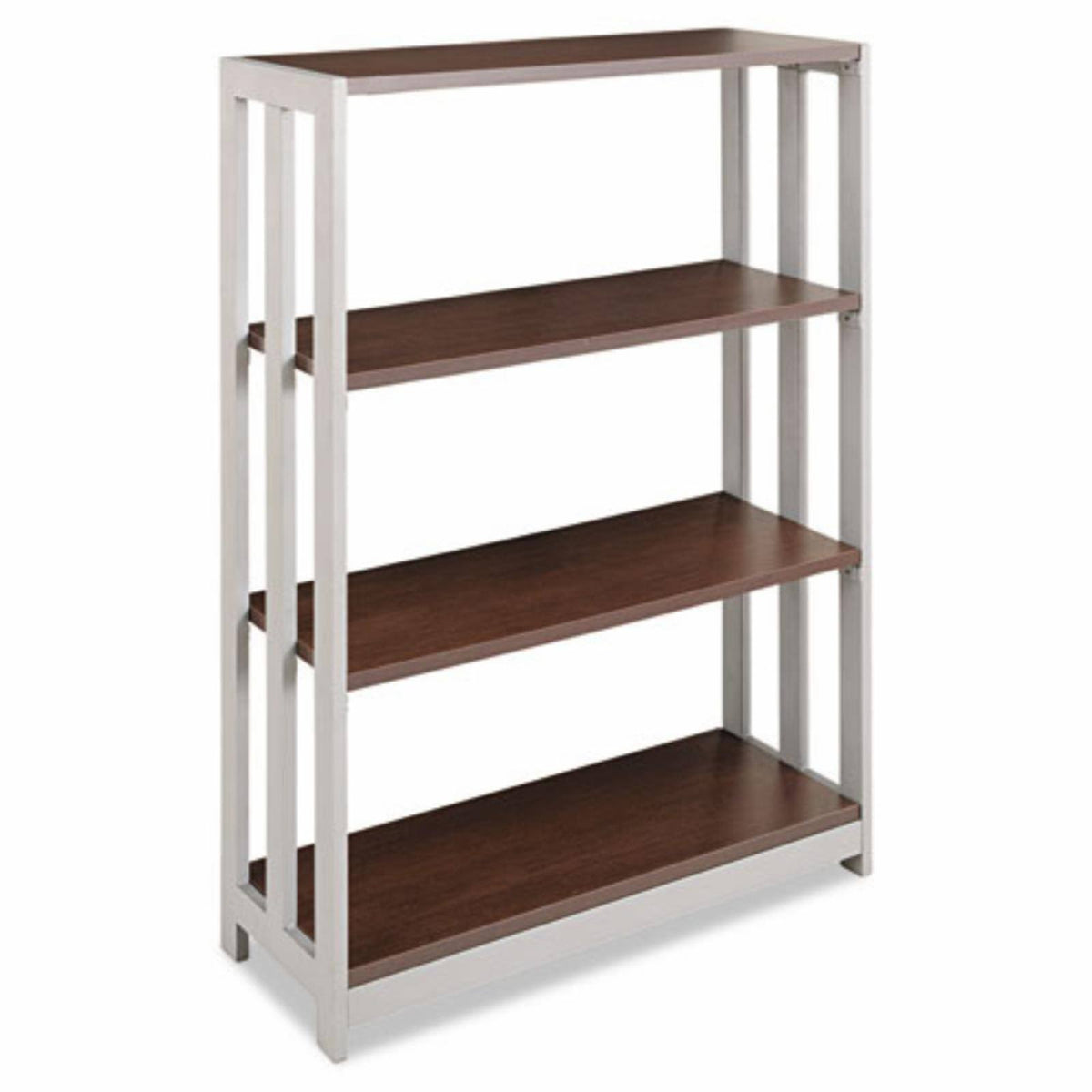 Mocha Three-Shelf Bookcase R614616
