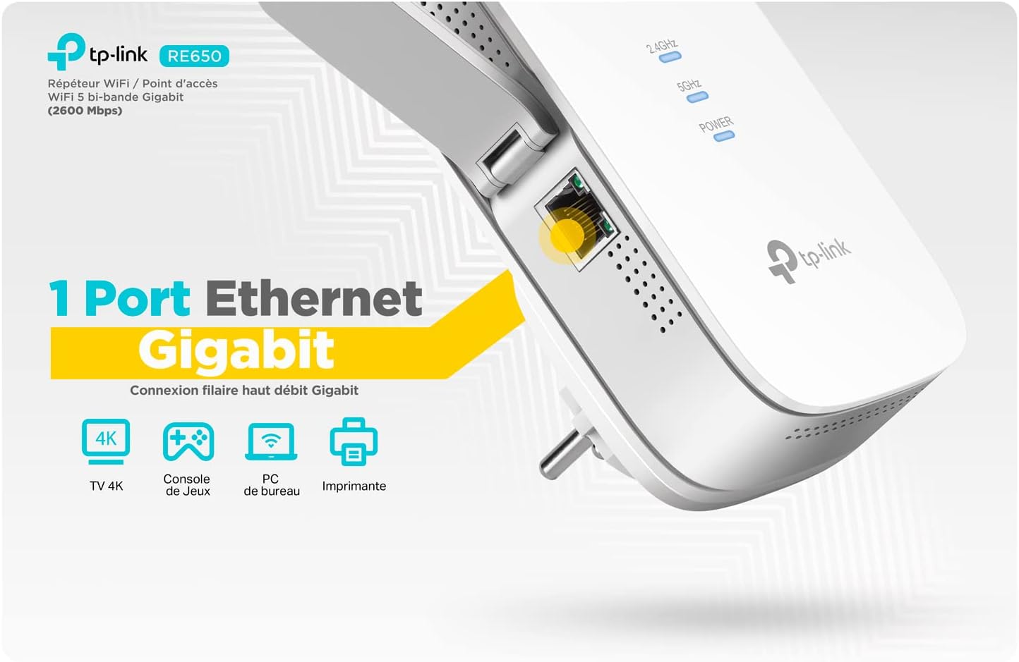 AC2600 Wi-Fi Range Extender J4540