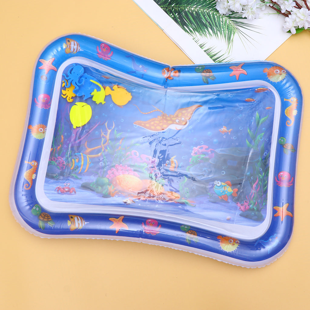 Inflatable Crawling Cushion Water Play Mat (Blue) U37364
