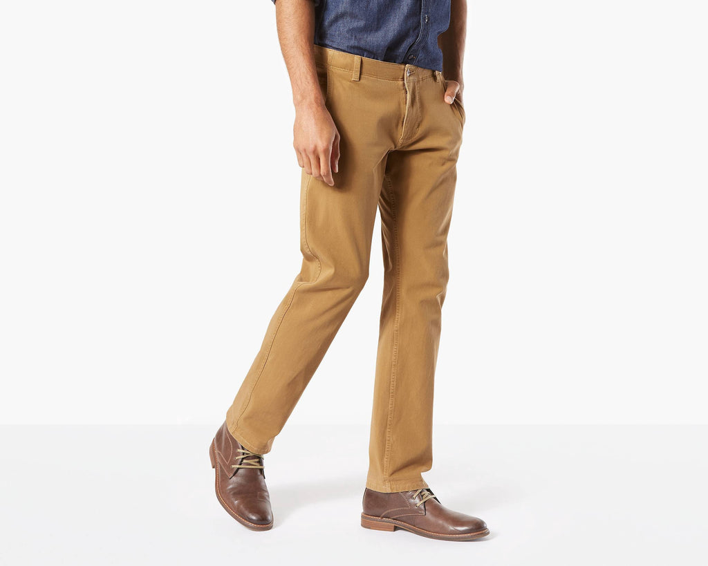 Khaki Slim Tapered Fit Pants Y407830