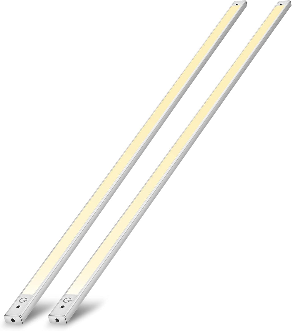 2-Pack 48” Under Cabinet LED Lighting 4000K with 12V Adapter and Sensor Switch B579