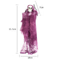 Orange Halloween Skull Doll Decoration Prop X9426