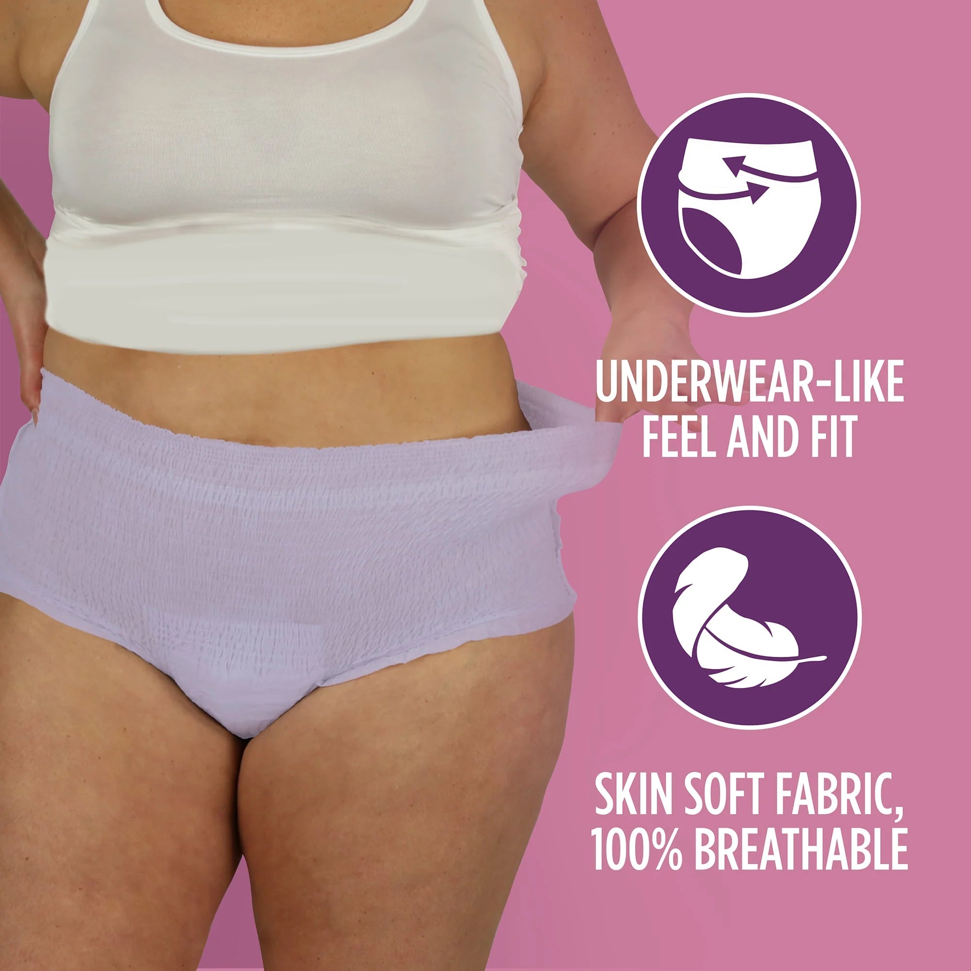 Maximum Absorbency Incontinence & Postpartum Underwear (36 Count) T63102