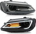 Headlight Assembly for Volkswagen JETTA 2012-2018 with DRL Sequential Turn Signal Full LED U78893