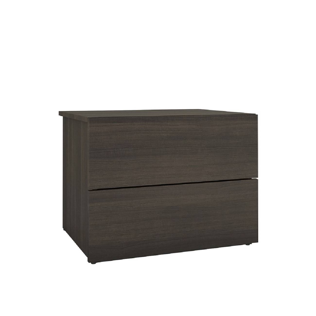 Ebony White 4-Piece Full Size Bedroom Set H748