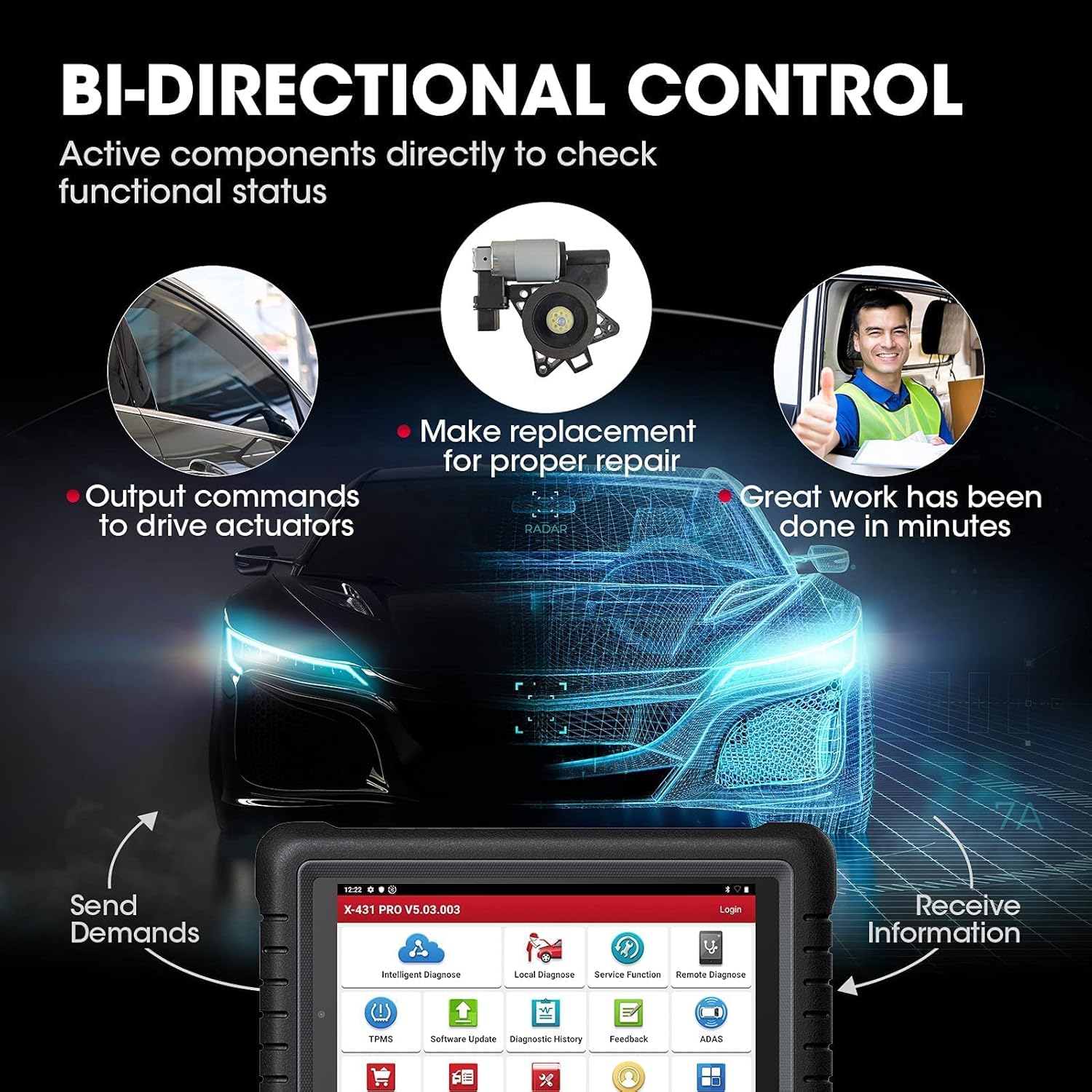 Diagnostic Tool with 31+ Services H107396