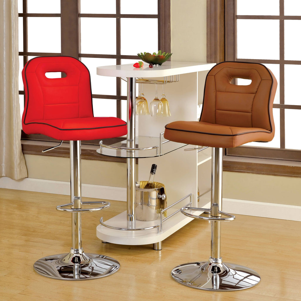 Grey Adjustable Swivel Bar Stool K183