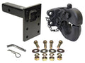 10 Ton Pintle Hook with Mounting Plate and Hardware W758