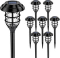 8 Pack Solar Powered LED Pathway Lights O763277