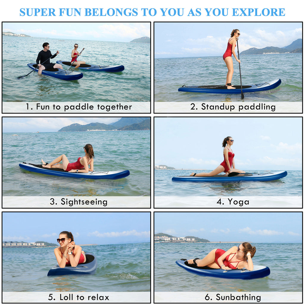 Blue Inflatable Stand Up Paddle Board A4224