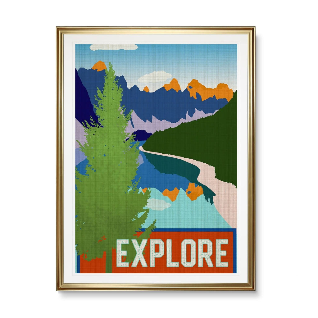 Framed Giclee Print V6463