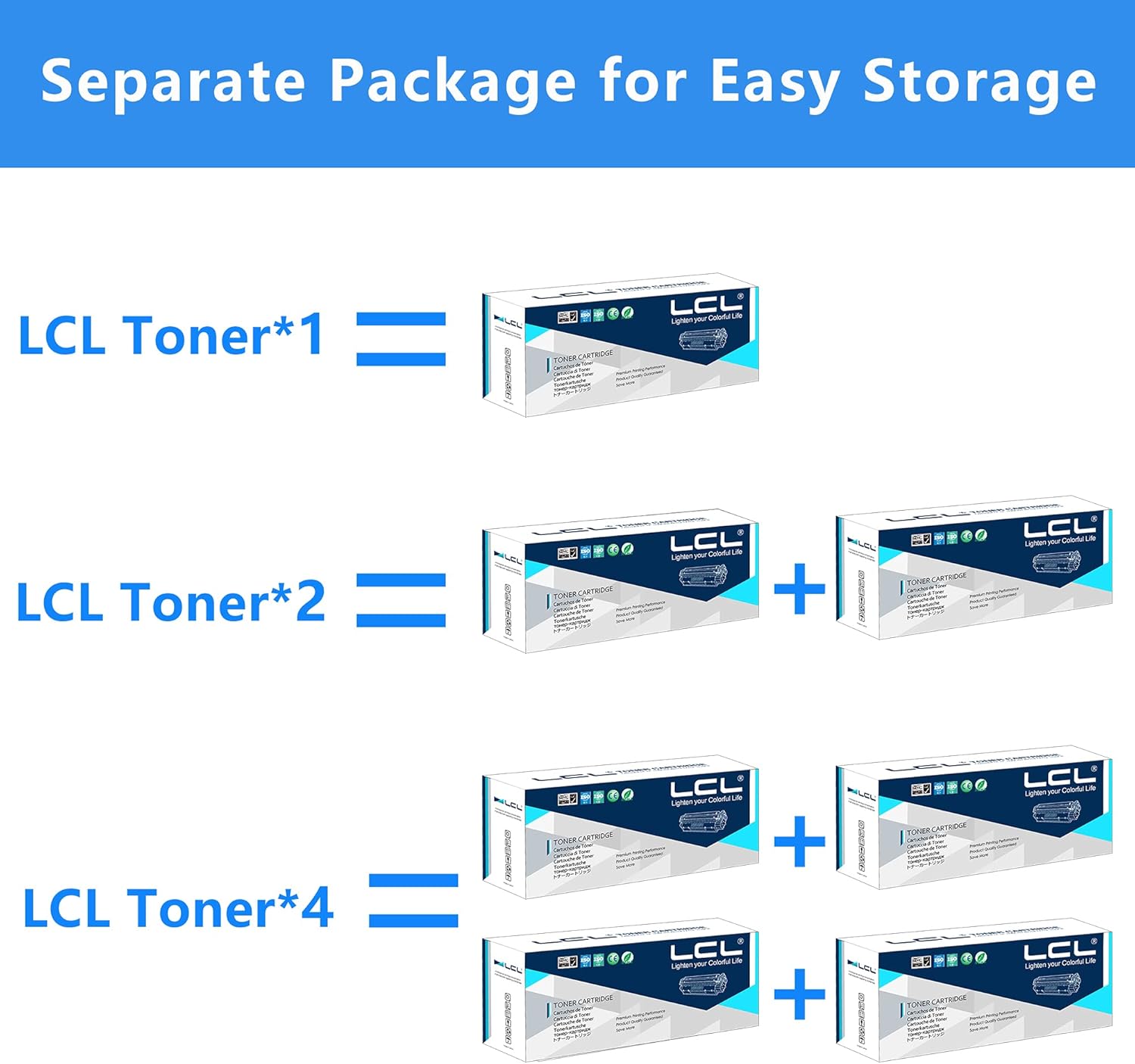 Compatible Toner Cartridge 4-Pack High Yield P316