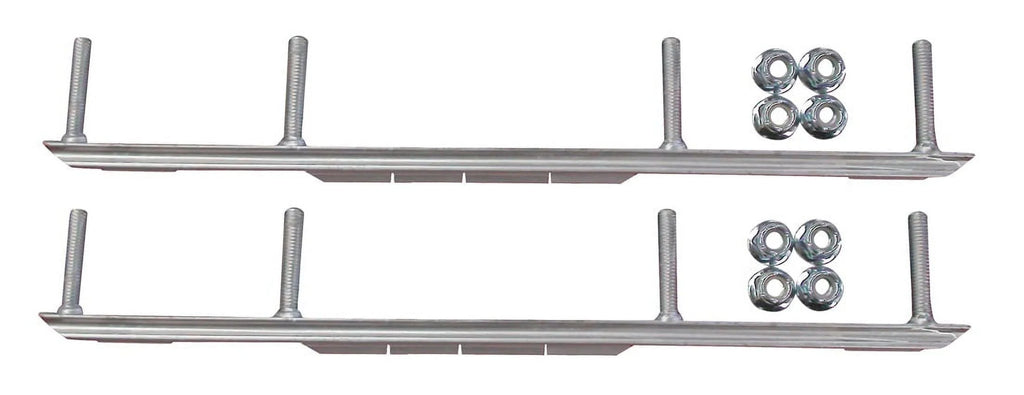 Yellow XT Snowmobile Skis with 4.5" Shaper Bars Complete Kit M159