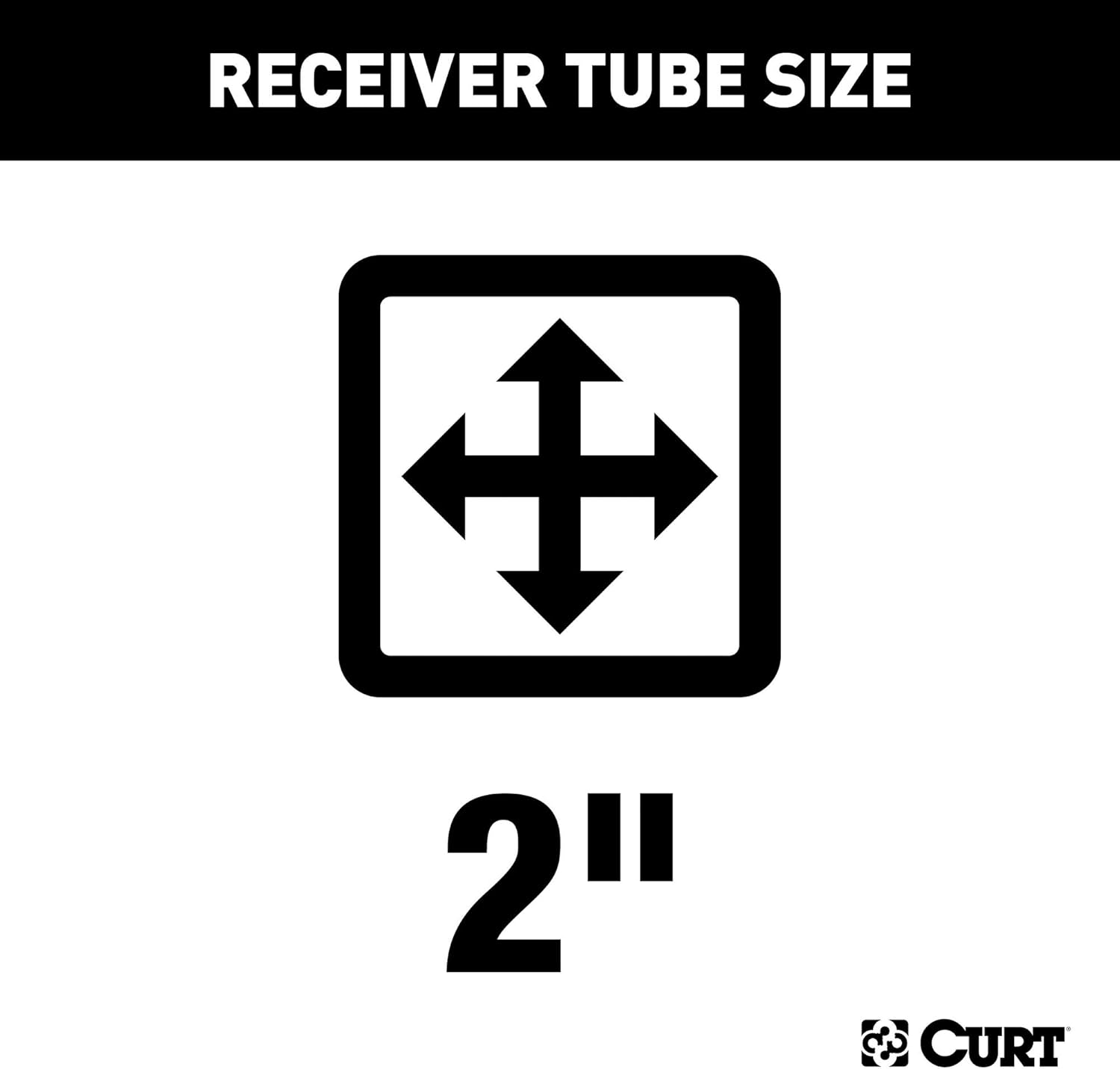 Class 3 Trailer Hitch, 2-Inch Receiver, Black B39100