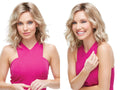Light Butterscotch Light Ash Blonde Brunette Red Grey Wavy Lace Front Wig G477
