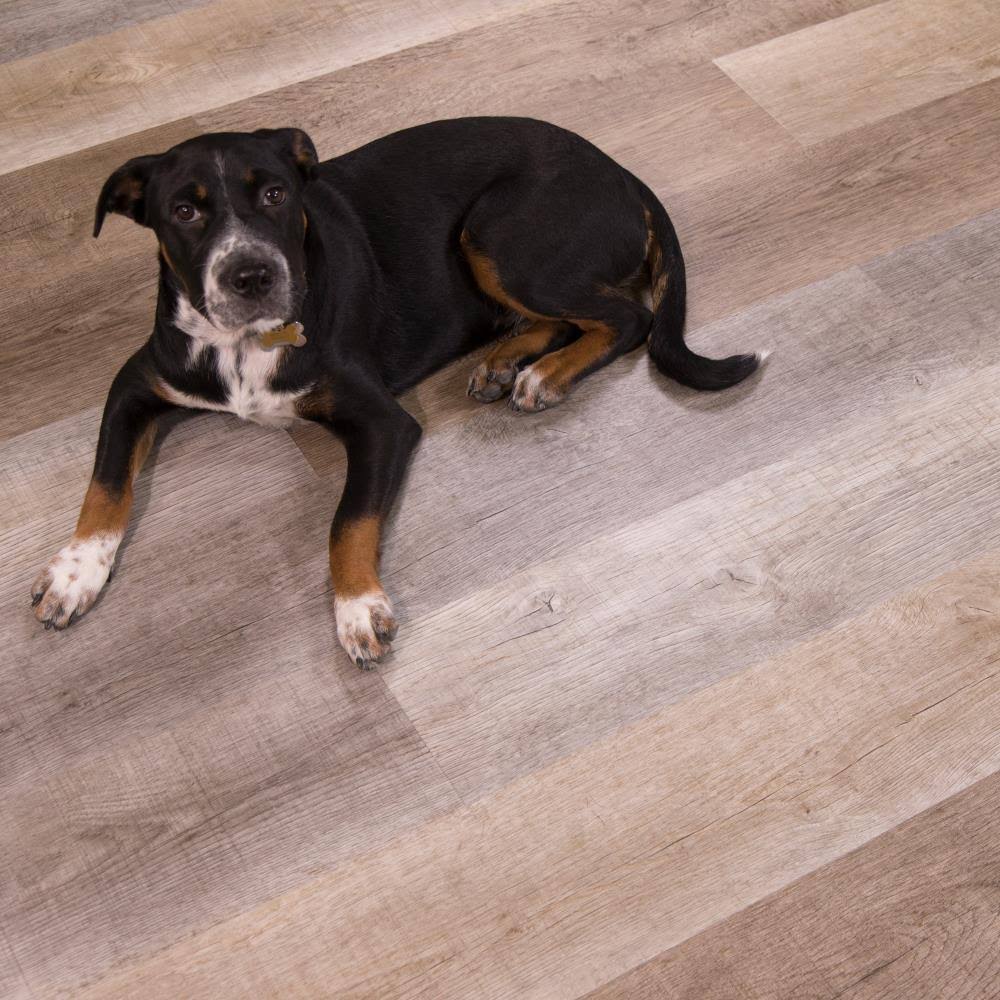 7.12 in. W x 48 in. L Waterproof Luxury Vinyl Plank Flooring (23.77 Sq. ft) L881