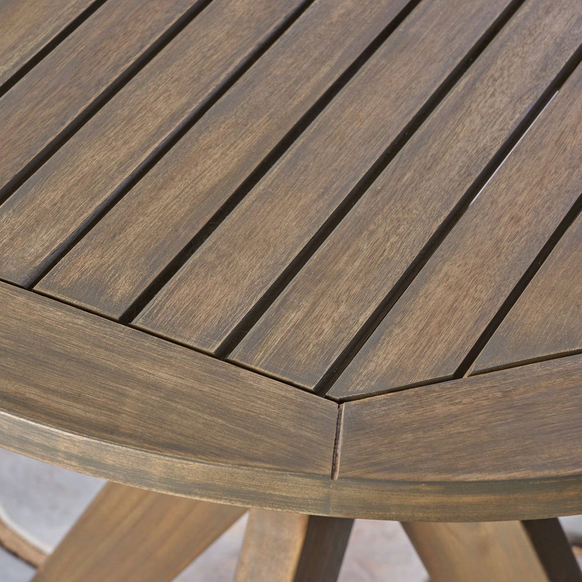 Grey Acacia Wood Bistro Table E14141