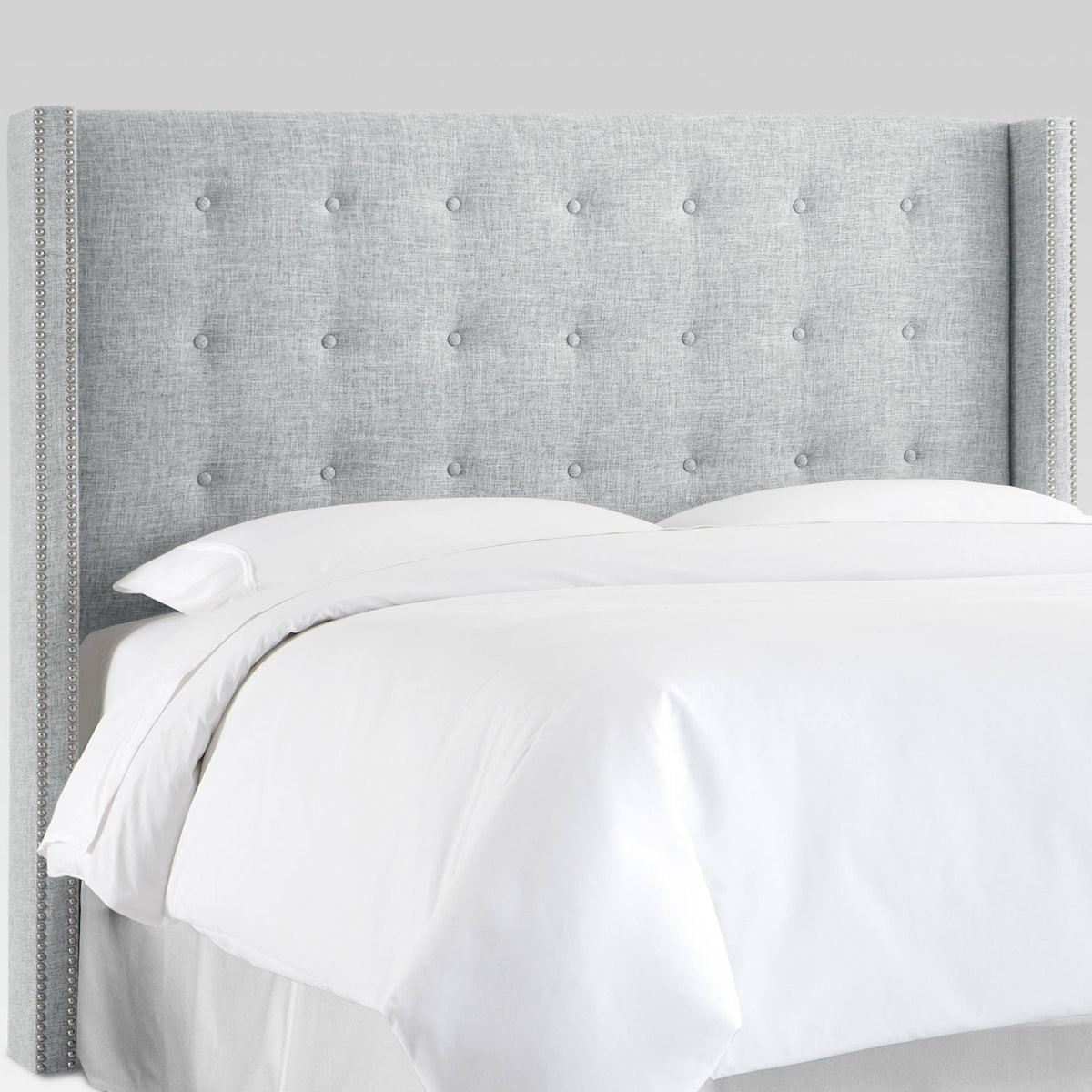 California King Tufted Wingback Headboard U612