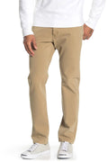 Khaki Slim Tapered Fit Pants Y407830
