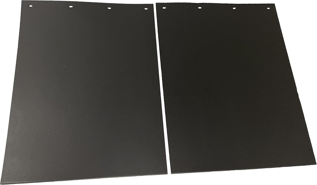 Ribbed Anti-Spray Mud Flaps 30" x 24" 3/8" Thick One Pair Pack of 2 P8190