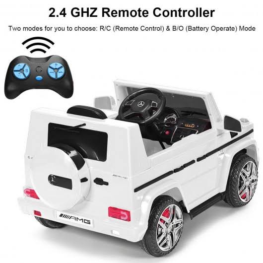 White Remote Control Kids Riding Car G781