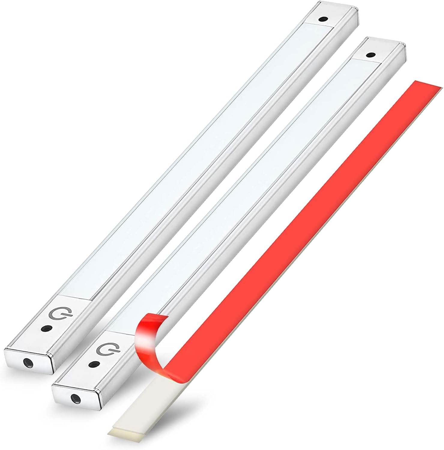 2-Pack 48” Under Cabinet LED Lighting 4000K with 12V Adapter and Sensor Switch B579