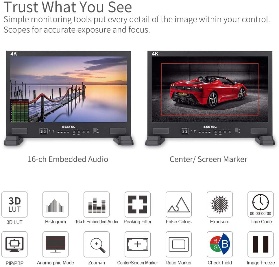 21.5 Inch Full HD 1920x1080 Broadcast Studio Monitor R783
