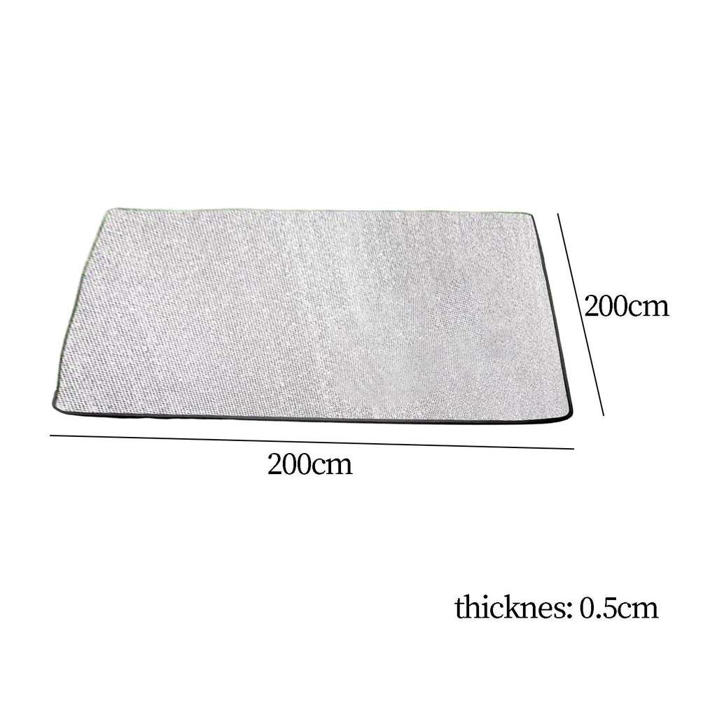 Aluminum Foil Sleeping Mat with Storage Bag 200cmx200cmx0.5cm J1742