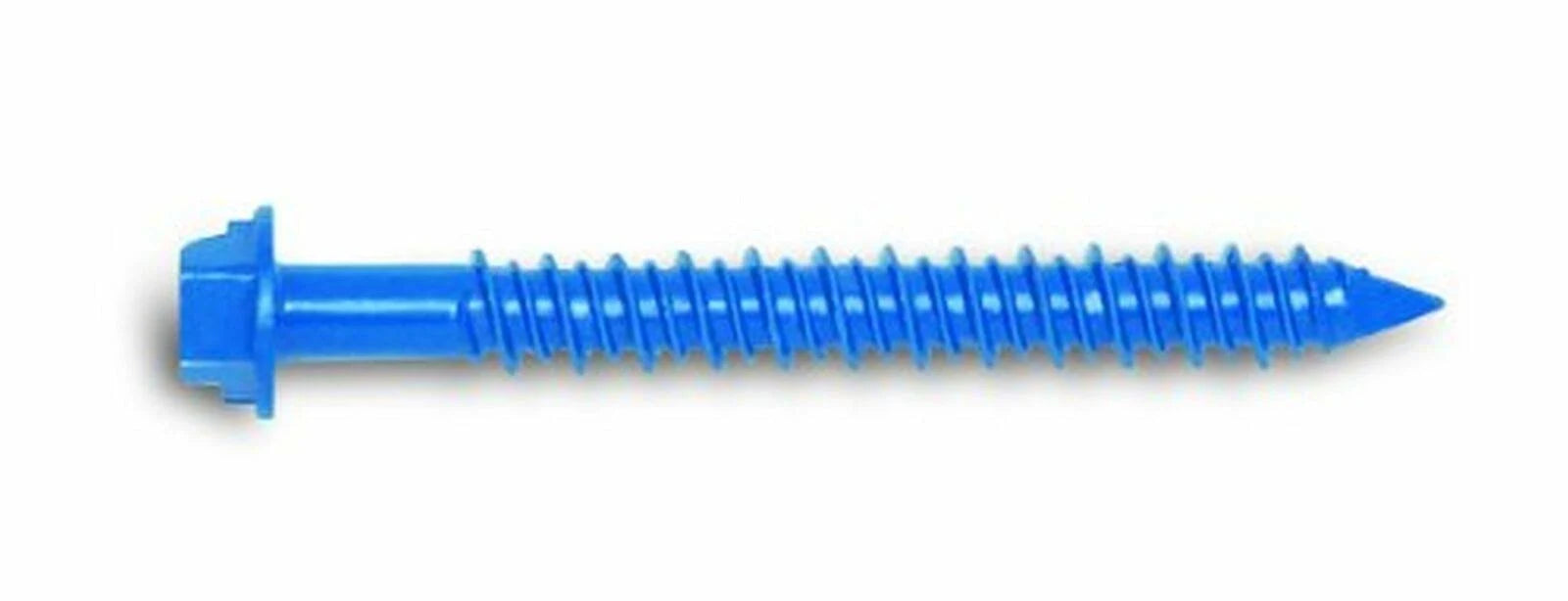 1/4-Inch by 5-Inch Tapper and Hex Head Carbon Steel Screw Anchor, 100 per O697703